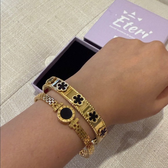 Stainless Steel Bangle Bracelet - Picture 2 of 3